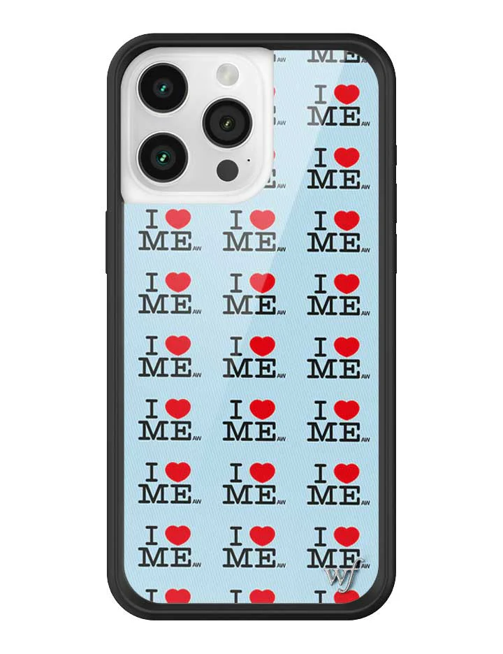 I Heart Me | Blue iPhone Case - Image 25