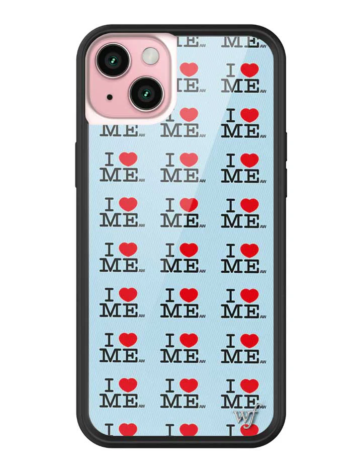 I Heart Me | Blue iPhone Case - Image 27