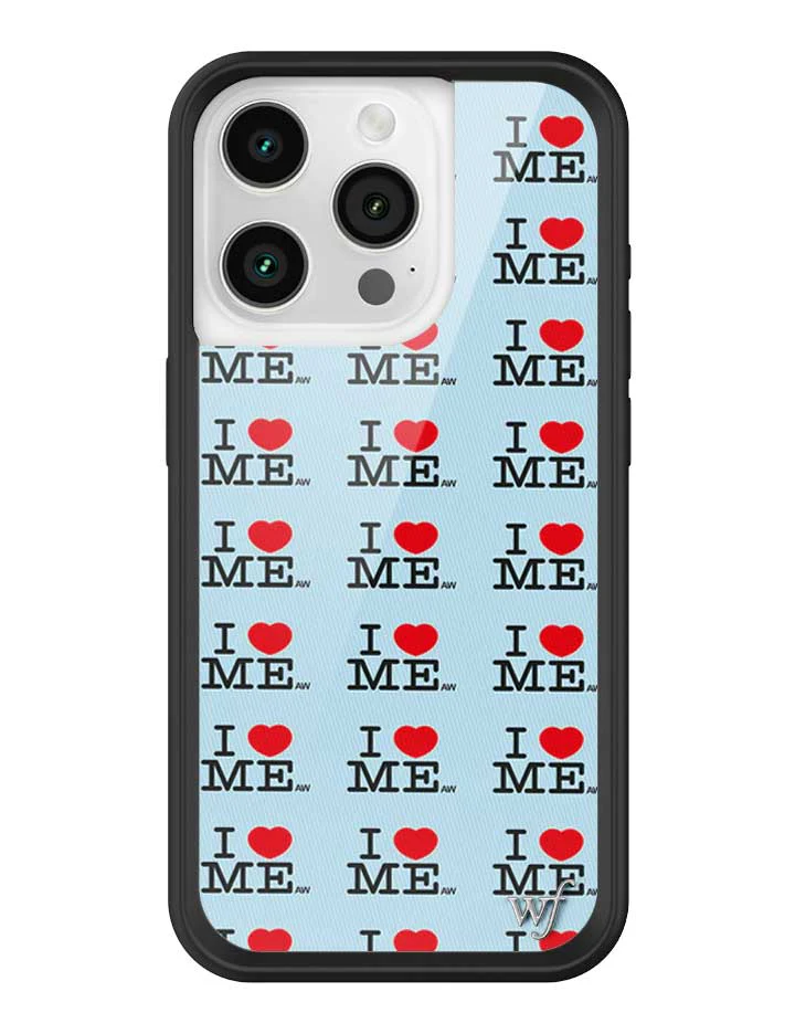 I Heart Me | Blue iPhone Case - Image 29