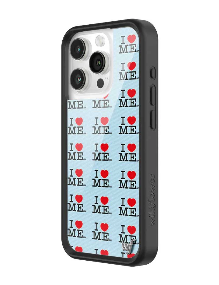 I Heart Me | Blue iPhone Case - Image 30