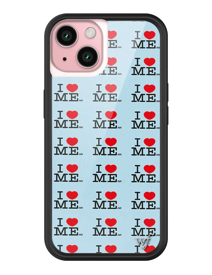 I Heart Me | Blue iPhone Case - Image 31
