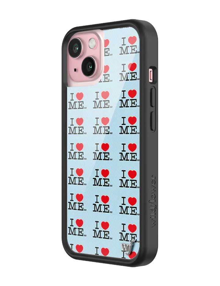 I Heart Me | Blue iPhone Case - Image 32