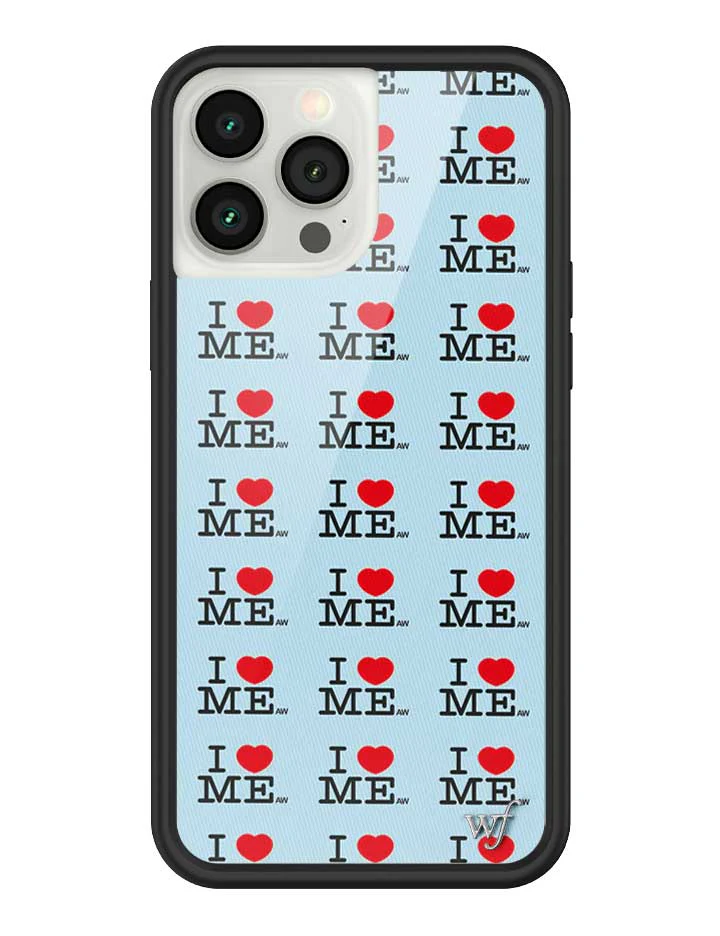 I Heart Me | Blue iPhone Case - Image 39