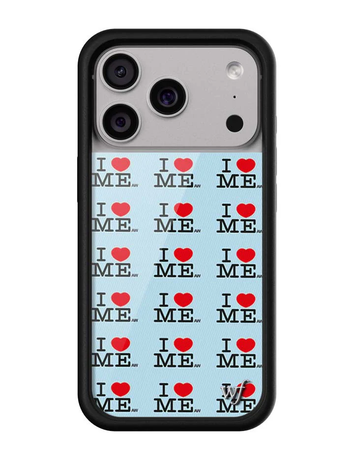 I Heart Me | Blue iPhone Case - Image 4