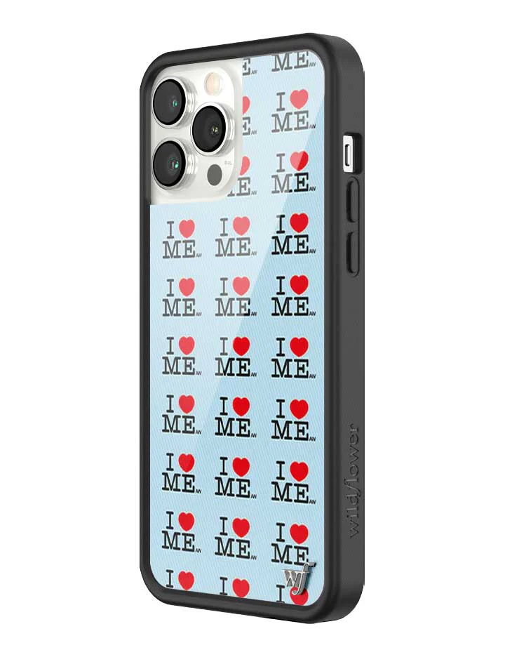 I Heart Me | Blue iPhone Case - Image 40