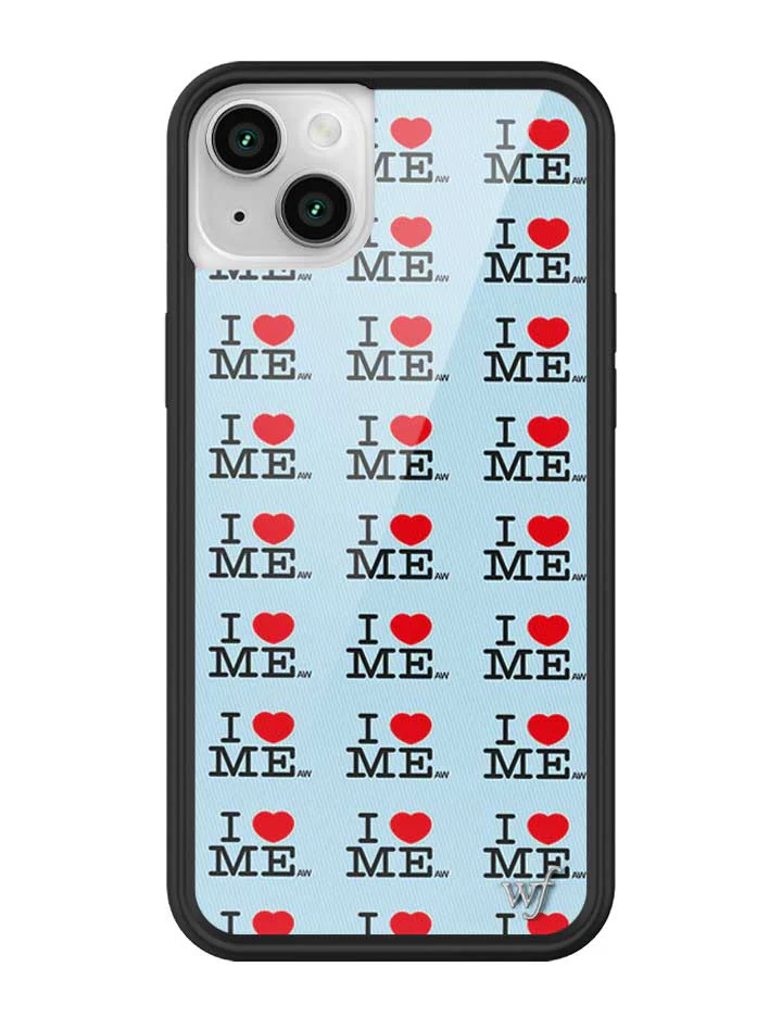 I Heart Me | Blue iPhone Case - Image 41