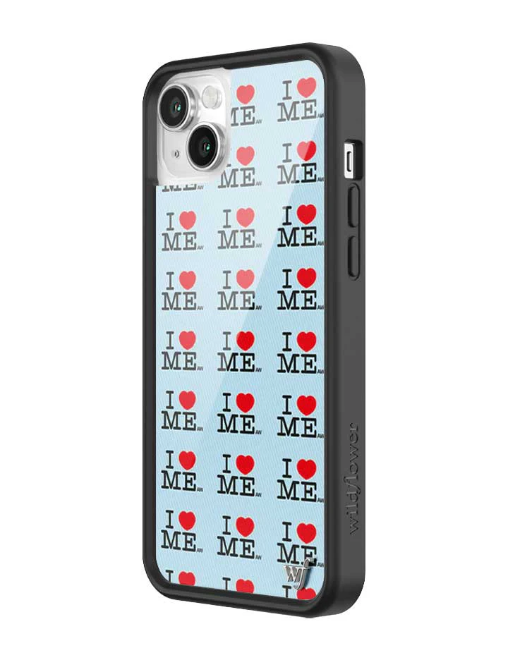 I Heart Me | Blue iPhone Case - Image 42