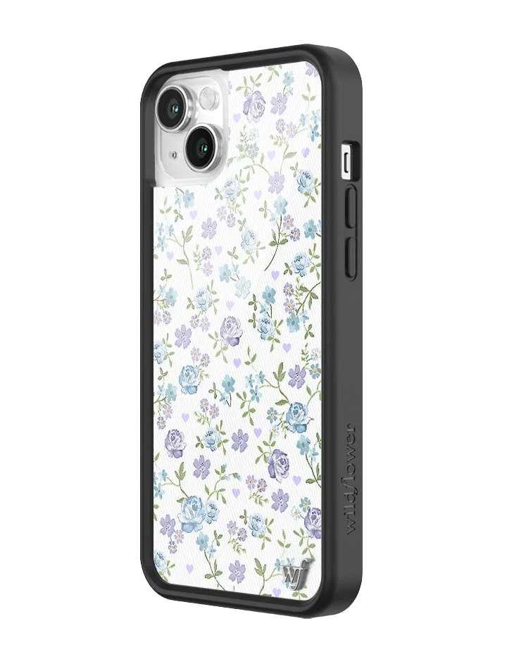 Lilac and Blue Floral iPhone Case - Image 24