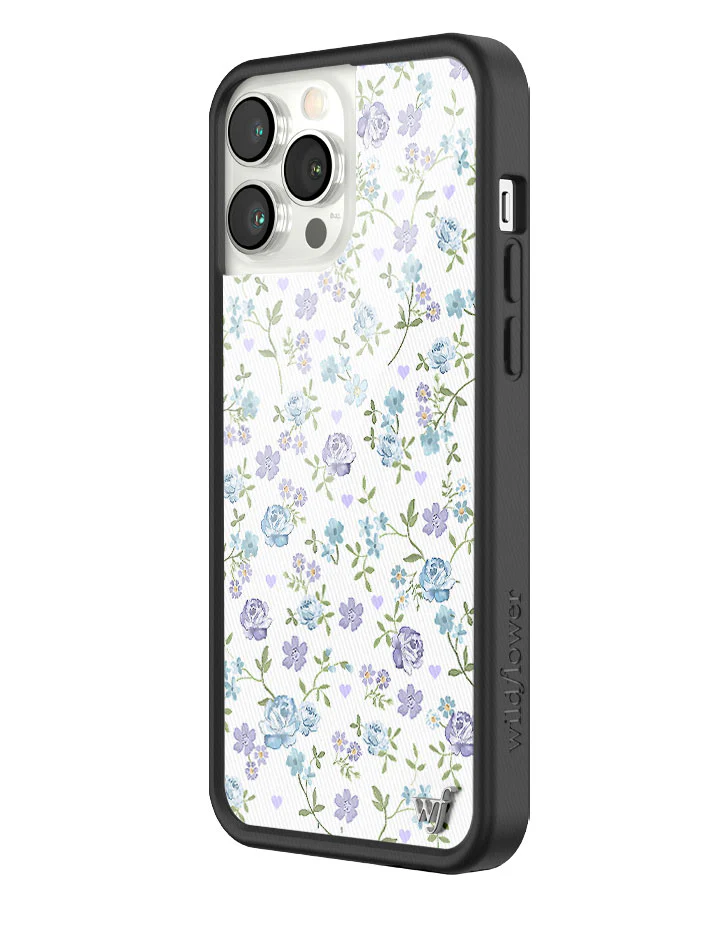 Lilac and Blue Floral iPhone Case - Image 26