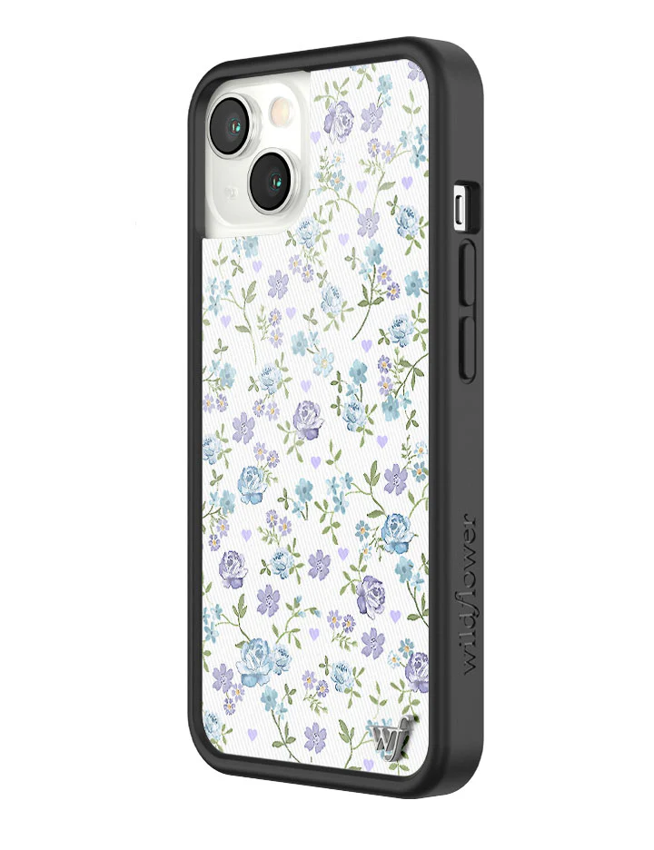 Lilac and Blue Floral iPhone Case - Image 30