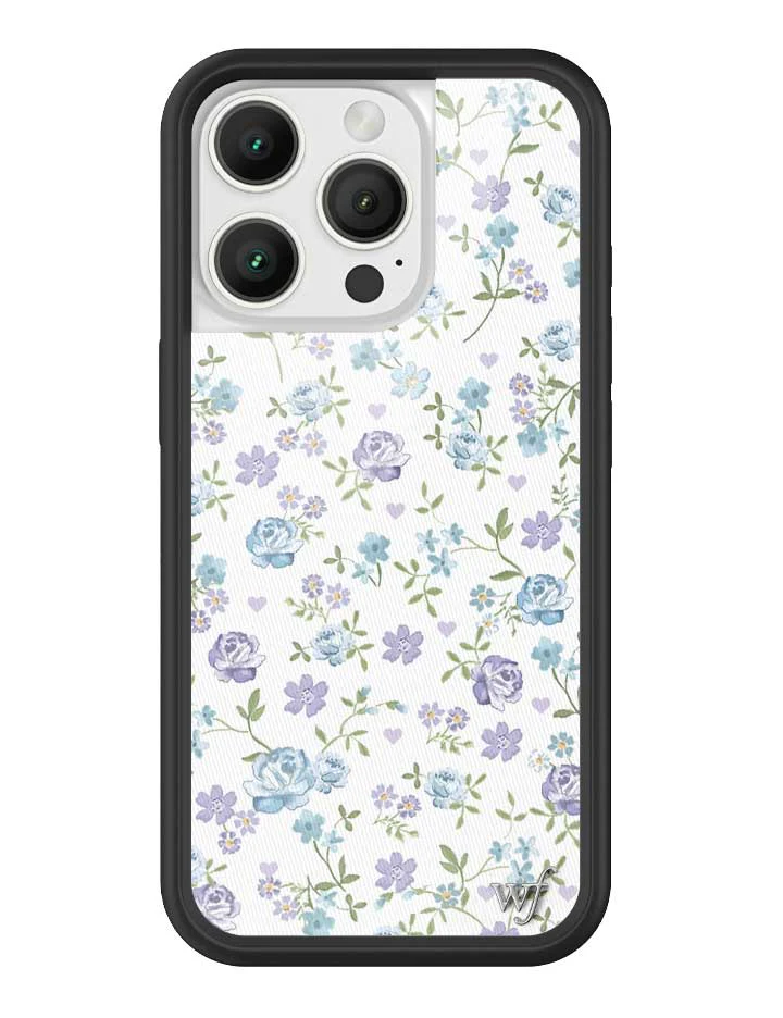 Lilac and Blue Floral iPhone Case - Image 5