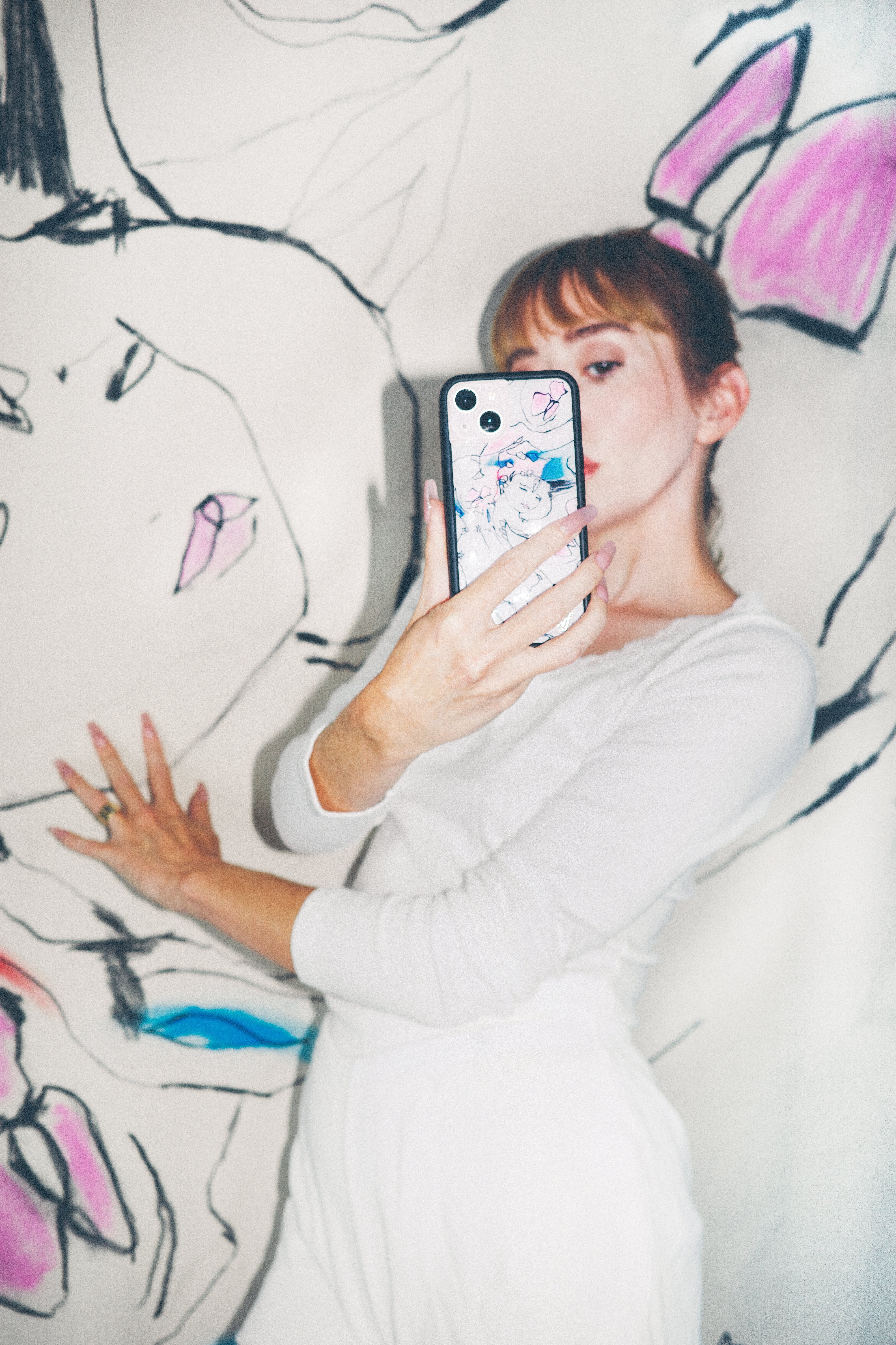 Natalie Krim Horse Girl iPhone Case - Image 14