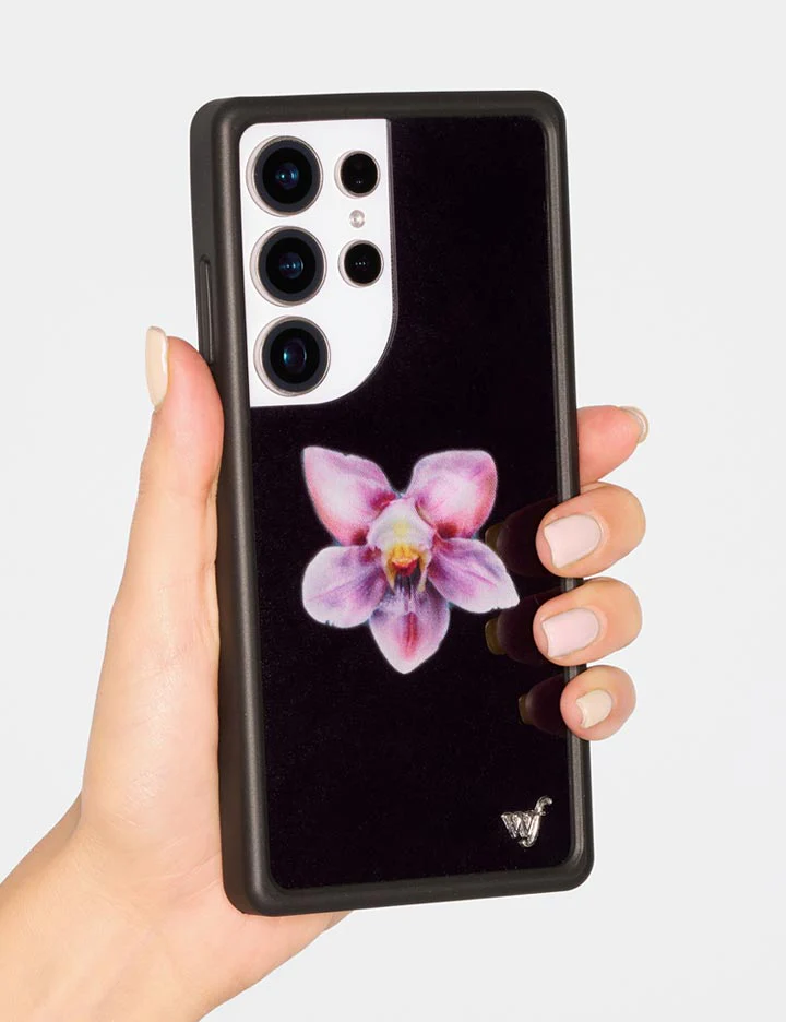 Orchid | Black Samsung Galaxy Case - Image 9