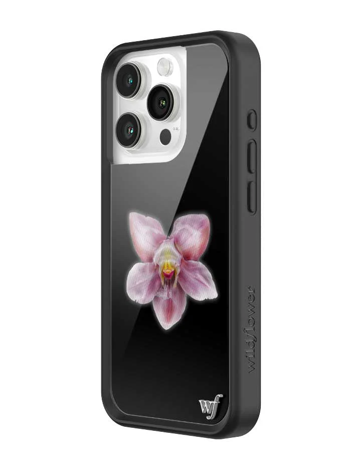 Orchid | Black iPhone Case - Image 30
