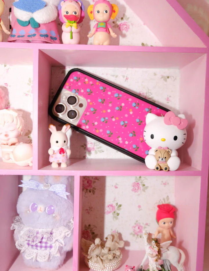 Pink Dainty Florals iPhone Case - Image 23