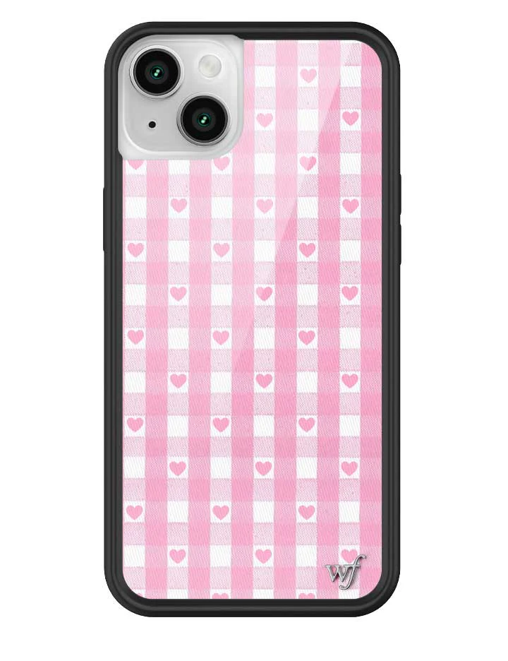 Gingham Hearts | Pink iPhone Case - Image 19