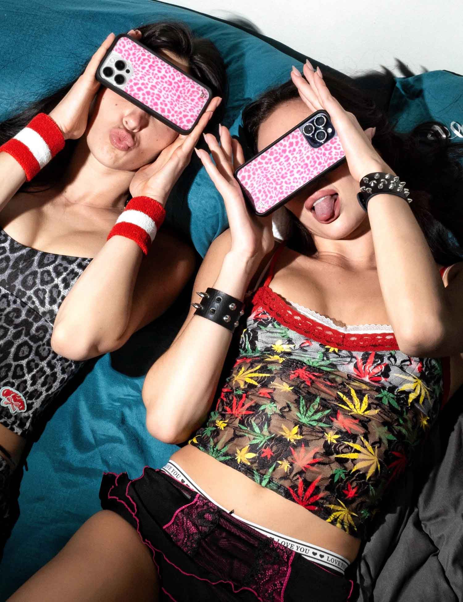 Meow | Pink iPhone Case - Image 31