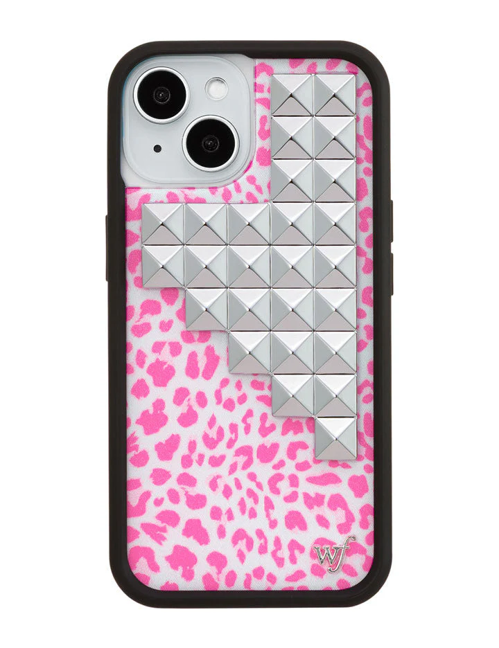 Pink Meow Stud iPhone Case - Image 23