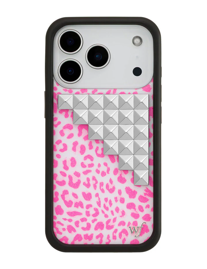 Pink Meow Stud iPhone Case - Image 4