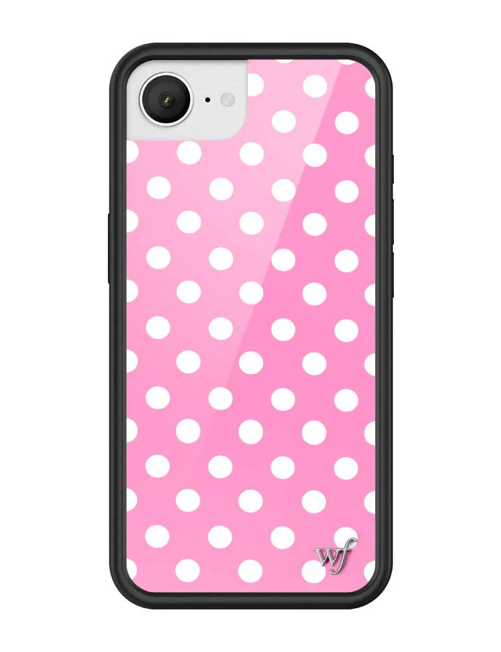 Polka Dot | Pink and White iPhone Case - Image 10