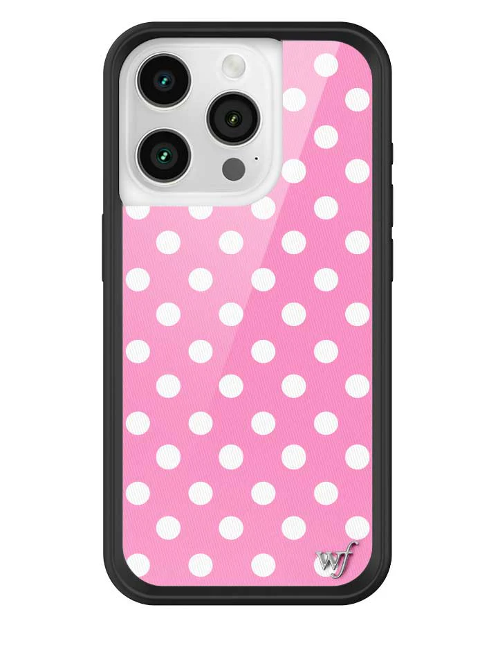 Polka Dot | Pink and White iPhone Case - Image 29