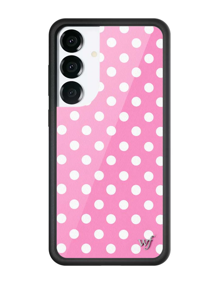Polka Dot | Pink and White Samsung Galaxy Case - Image 5