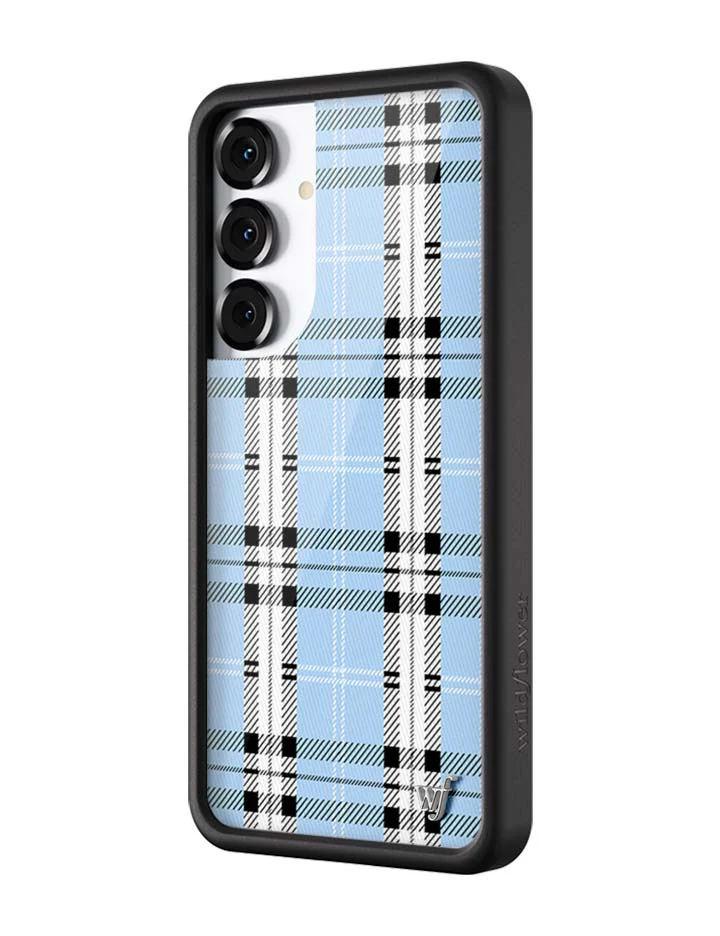 Plaid | Blue Samsung Galaxy Case - Image 6