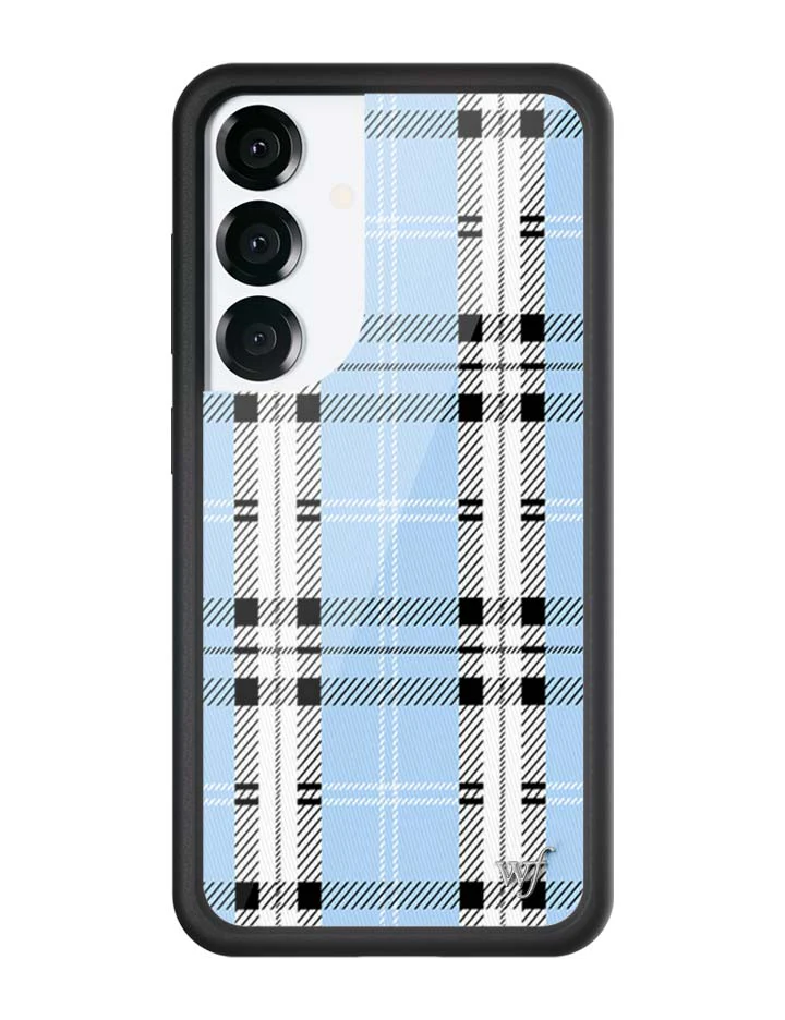 Plaid | Blue Samsung Galaxy Case - Image 7