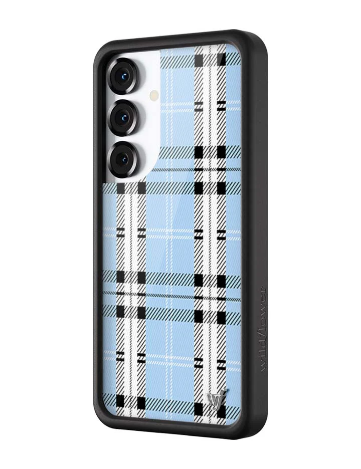 Plaid | Blue Samsung Galaxy Case - Image 8