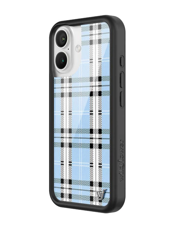 Plaid | Blue iPhone Case - Image 17