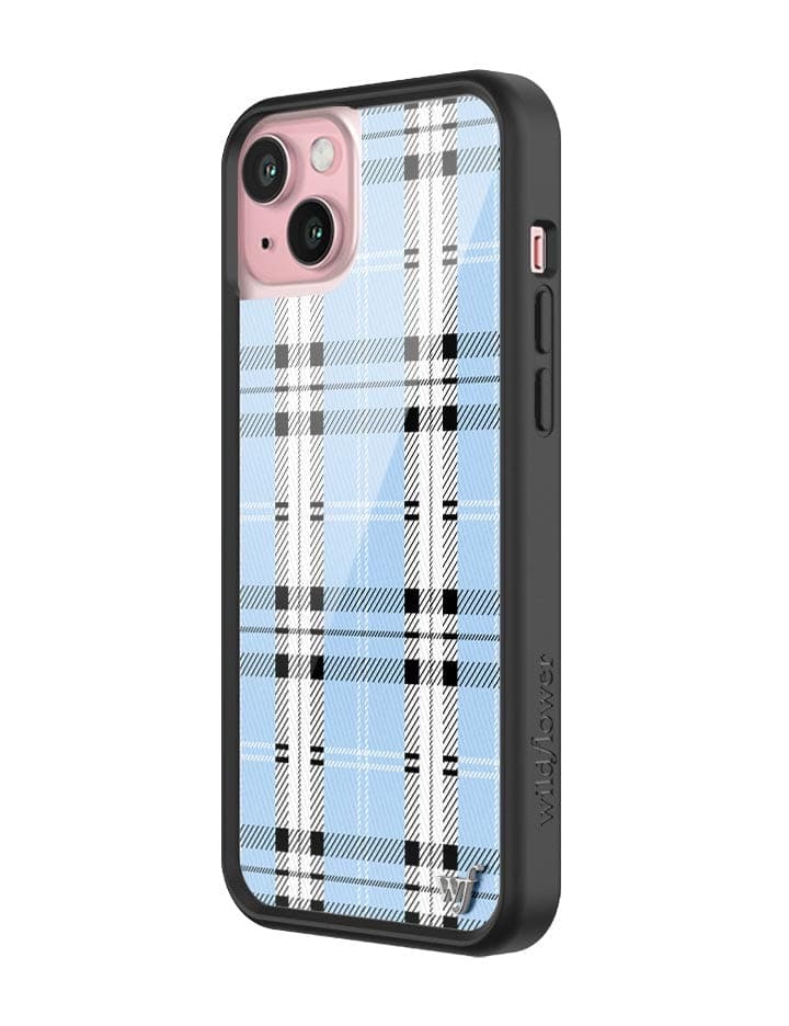 Plaid | Blue iPhone Case - Image 19