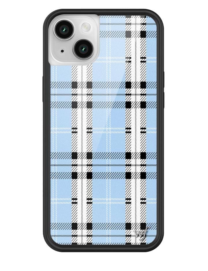 Plaid | Blue iPhone Case - Image 24