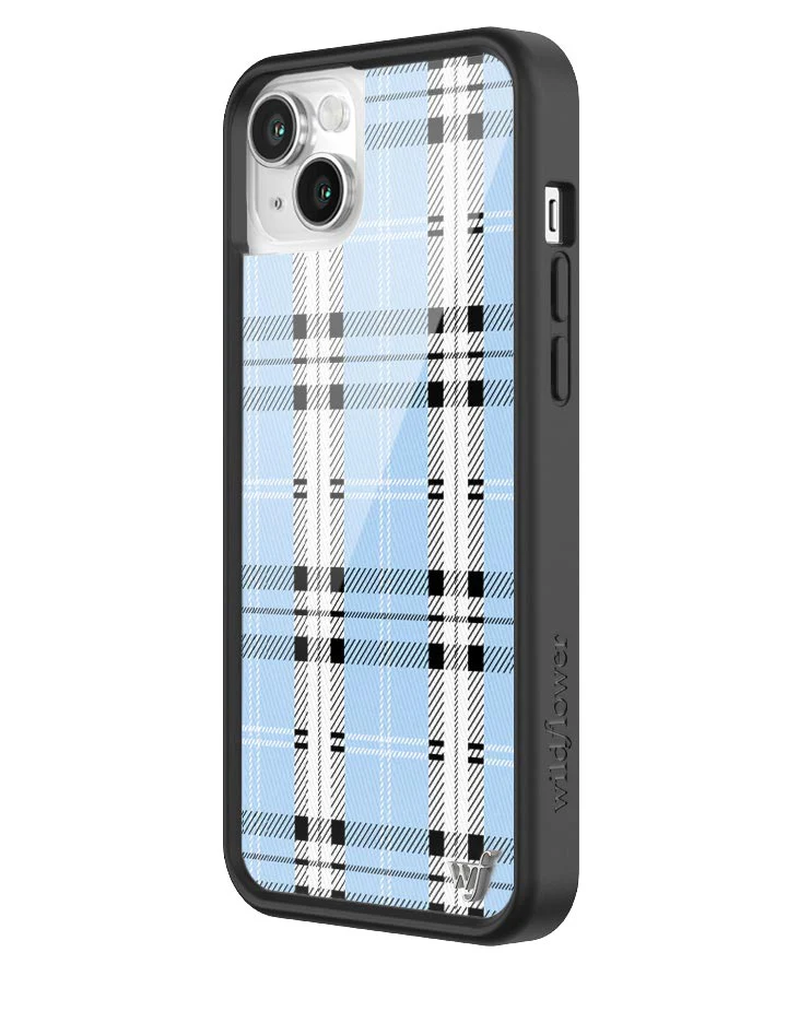 Plaid | Blue iPhone Case - Image 25