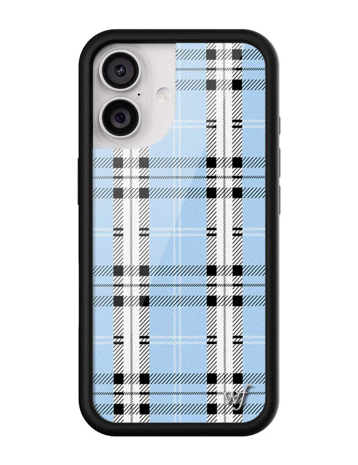 Plaid | Blue iPhone Case - Image 7