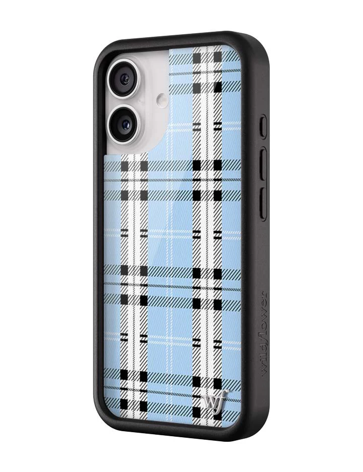 Plaid | Blue iPhone Case - Image 8