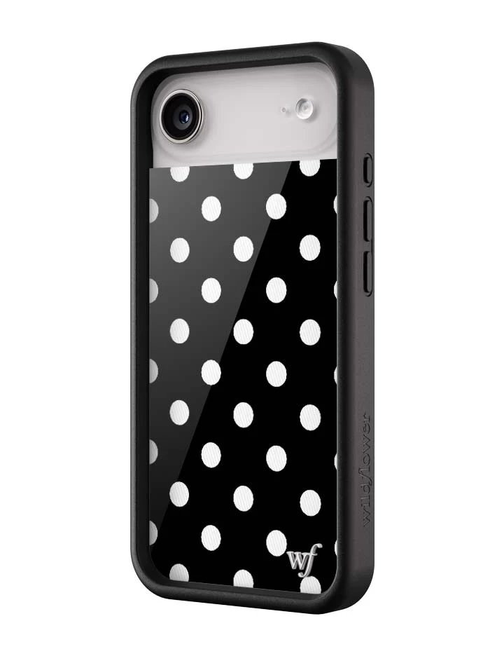 Polka Dot | Black and White iPhone Case - Image 13