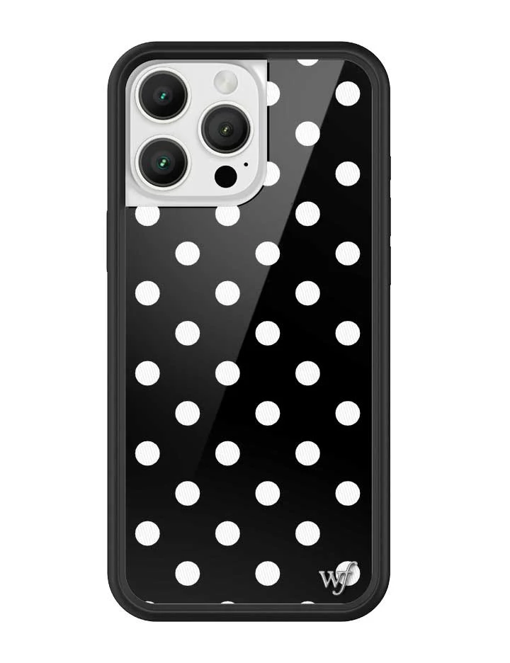 Polka Dot | Black and White iPhone Case - Image 15