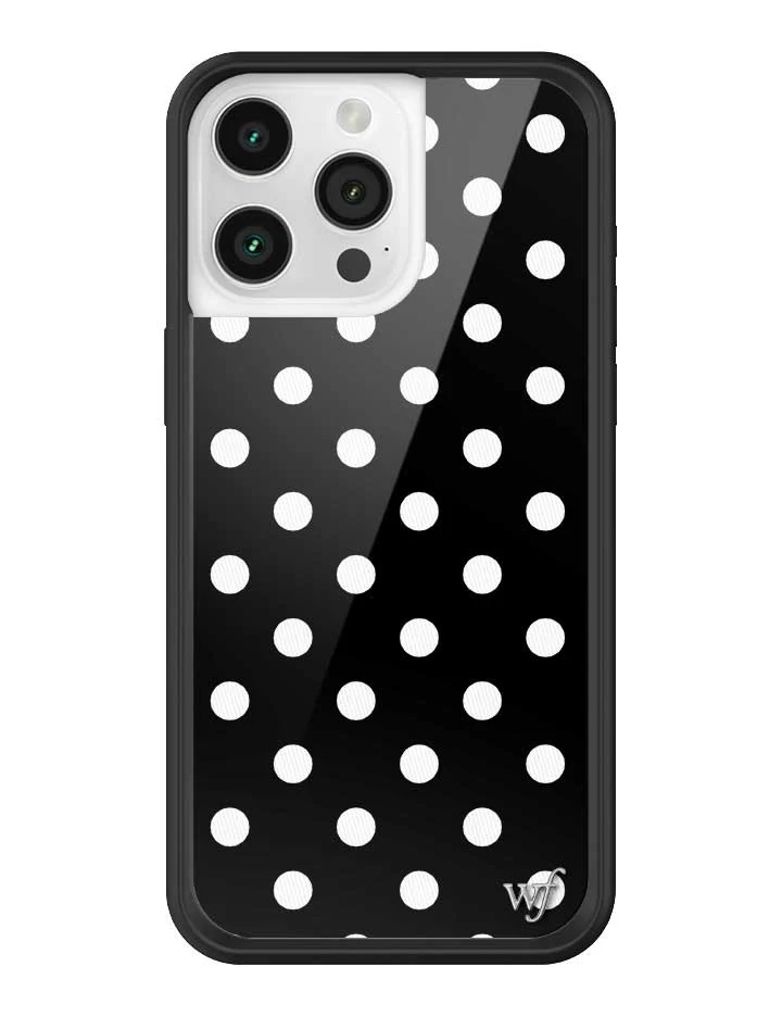 Polka Dot | Black and White iPhone Case - Image 25