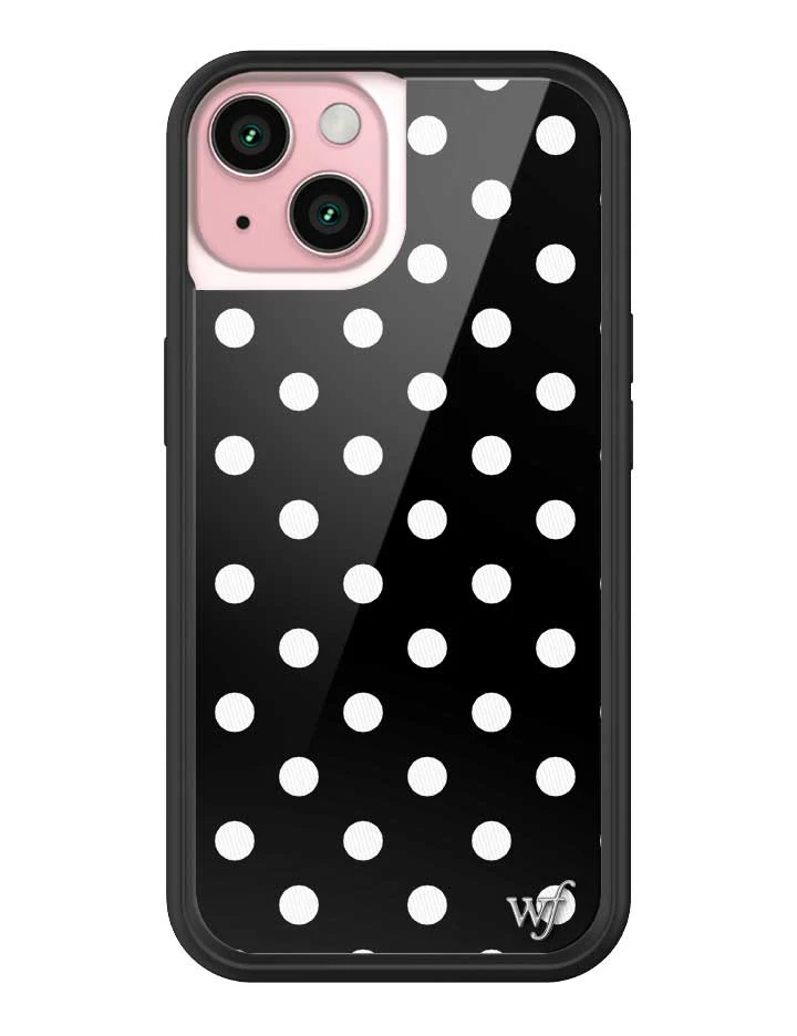 Polka Dot | Black and White iPhone Case - Image 31