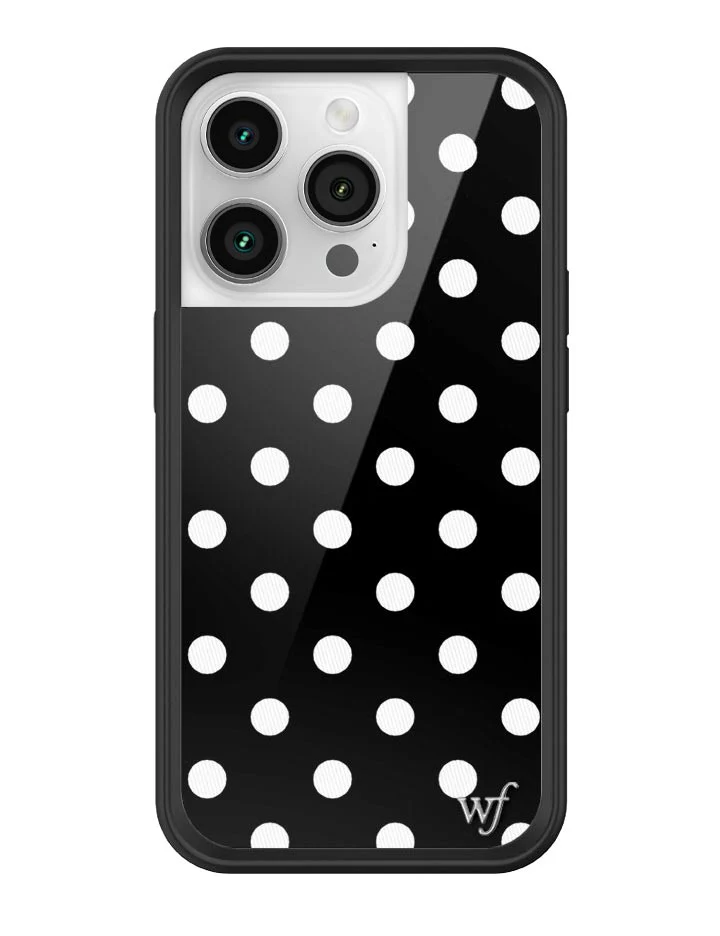 Polka Dot | Black and White iPhone Case - Image 37