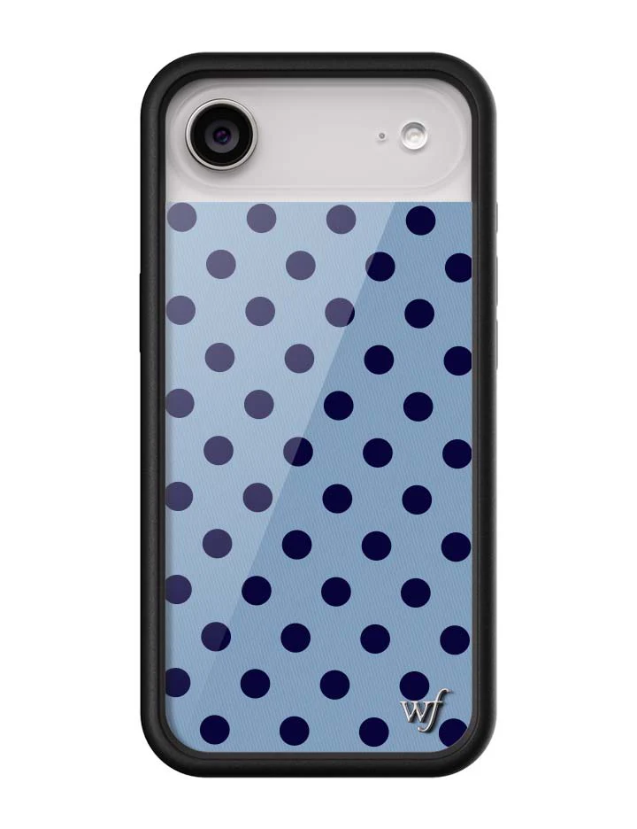 Polka Dot | Blue and Navy Blue iPhone Case - Image 12