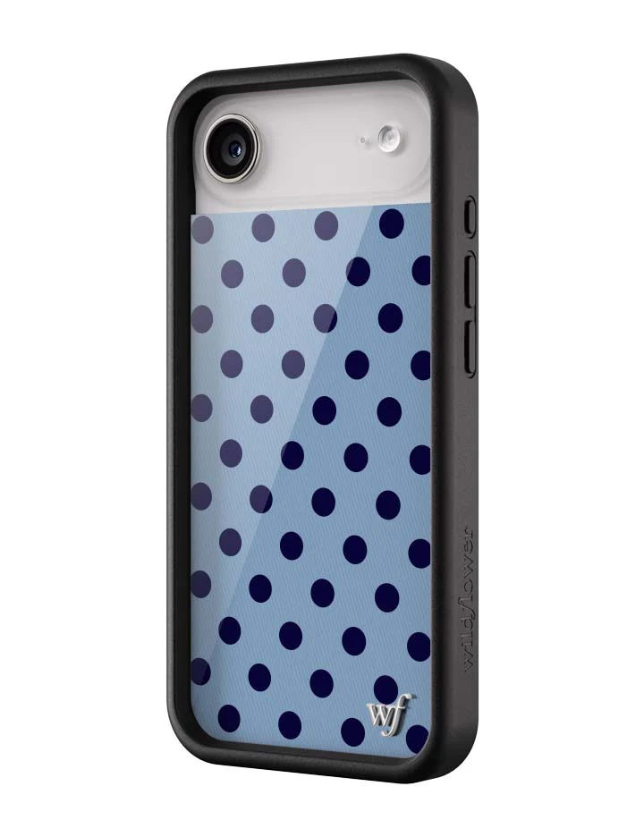 Polka Dot | Blue and Navy Blue iPhone Case - Image 13