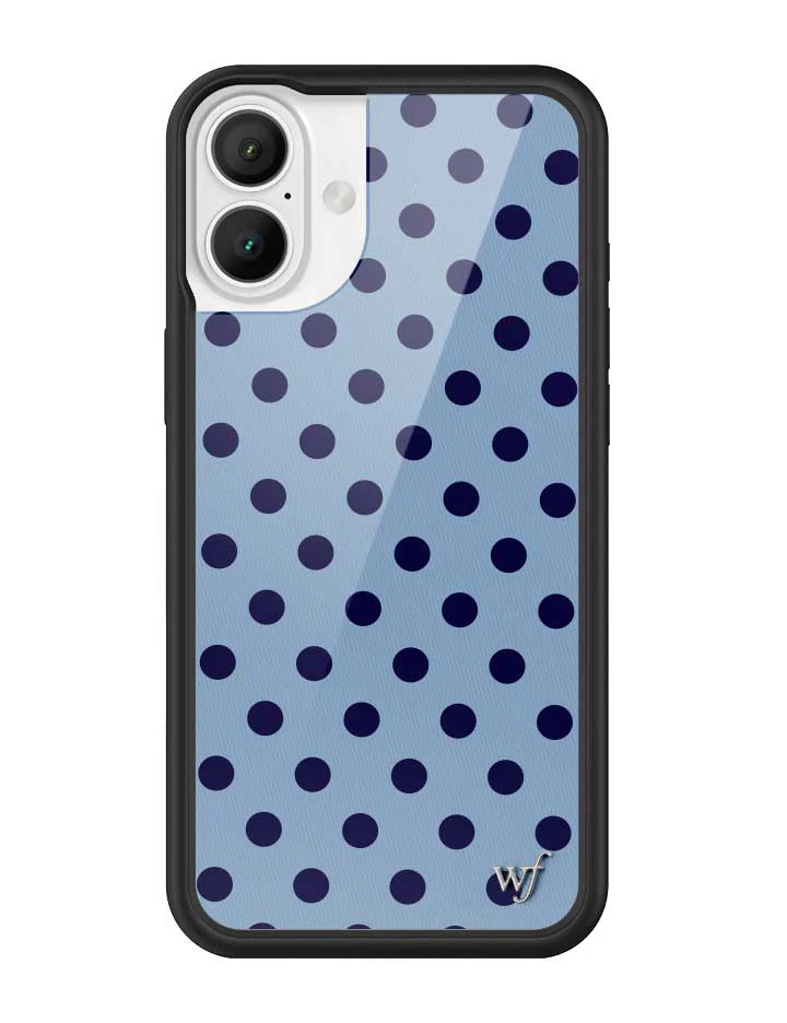 Polka Dot | Blue and Navy Blue iPhone Case - Image 17