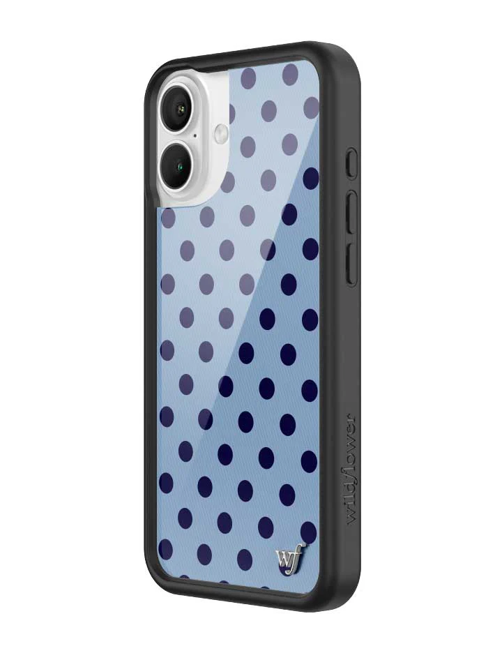 Polka Dot | Blue and Navy Blue iPhone Case - Image 18