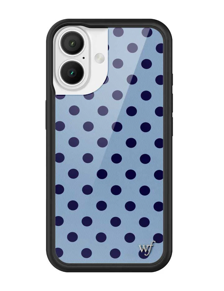 Polka Dot | Blue and Navy Blue iPhone Case - Image 21