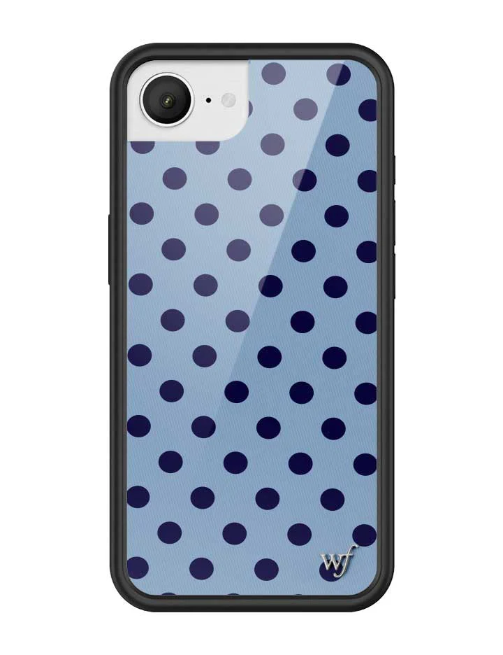 Polka Dot | Blue and Navy Blue iPhone Case - Image 23