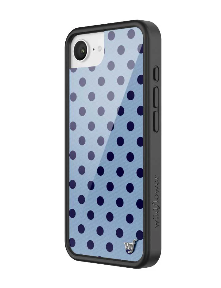 Polka Dot | Blue and Navy Blue iPhone Case - Image 24