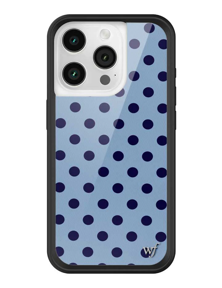 Polka Dot | Blue and Navy Blue iPhone Case - Image 29