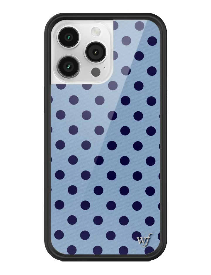 Polka Dot | Blue and Navy Blue iPhone Case - Image 33