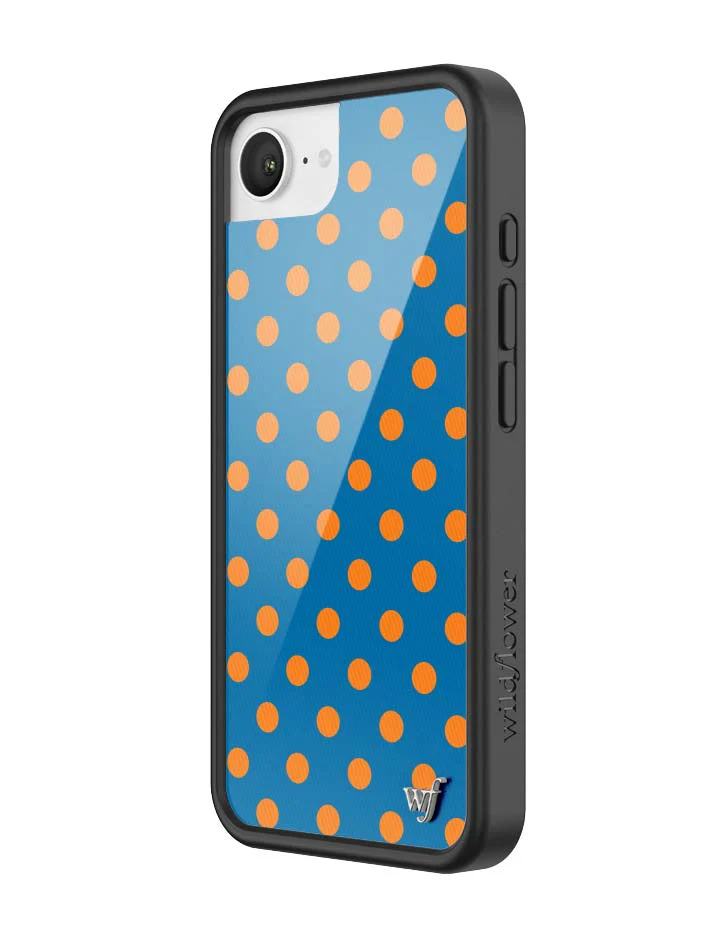 Polka Dot | Blue and Orange iPhone Case - Image 11